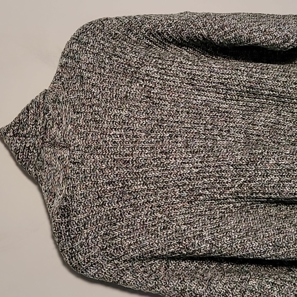 Cabi Travel Cardigan Sz M Heathered Green Chunky Preppy - Picture 10 of 12